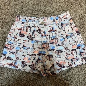 Urban Outfitters Beach Themed Shorts